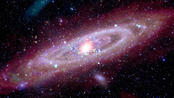 A stunning image of Andromeda created by an array of space and ground telescopes including NASA