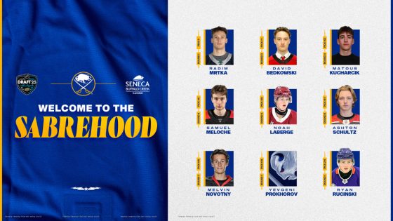 Meet the Sabres' 2025 draft class