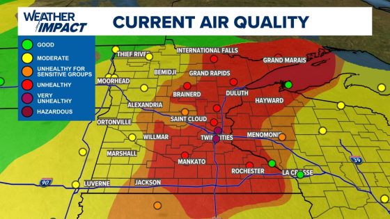 Minnesota under statewide Air Quality Alert