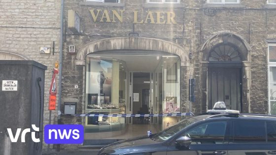 Gewelddadige overval op juwelierszaak in Grimbergen: 3 van de 4 daders meteen opgepakt - VRT