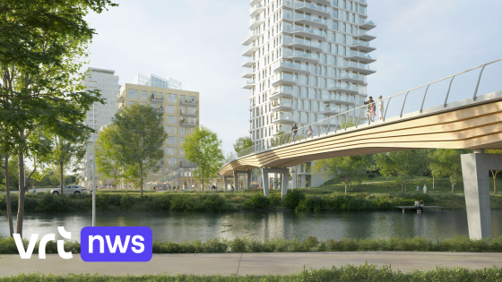 Houten brug voor fietsers en voetgangers moet vlotte verbinding voorzien tussen Blaarmeersen en station Gent-Sint-Pieters
