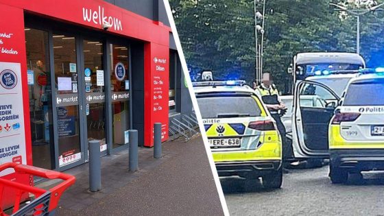 Gewapende overvallers bedreigen kassierster van Carrefour in Dilsen: verdachte gearresteerd na klemrijden vluchtauto