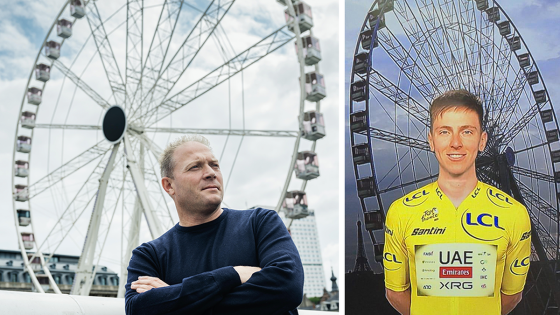 Naast Wout van Aert was er nóg een Belg die de laatste Tour-rit in Parijs kleur gaf: “Een reuzenrad is allang geen kermisattractie meer”
