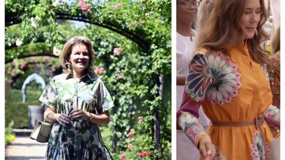 ROYALS. Koningin Mathilde kiest voor een zomerse outfit en koningin Mary toont haar danskunsten