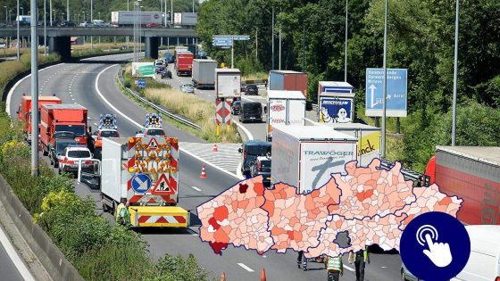 KAART. Nooit minder verkeersdoden in ons land, maar dat geldt niet voor elke gemeente: hier gebeuren de meeste verkeersongevallen