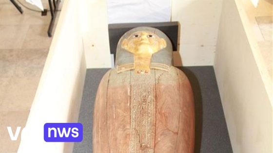 Parket van Brussel geeft 3.000 jaar oude sarcofaag terug aan Egypte
