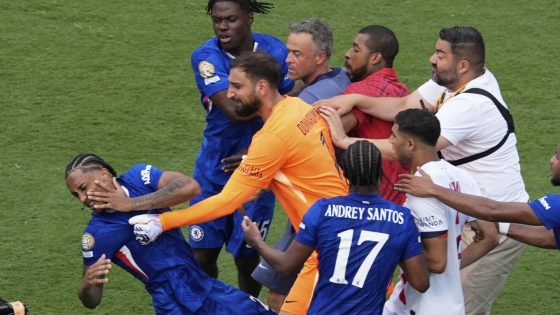 Scuffle breaks out at end of Club World Cup final as Luis Enrique, Donnarumma confront João Pedro