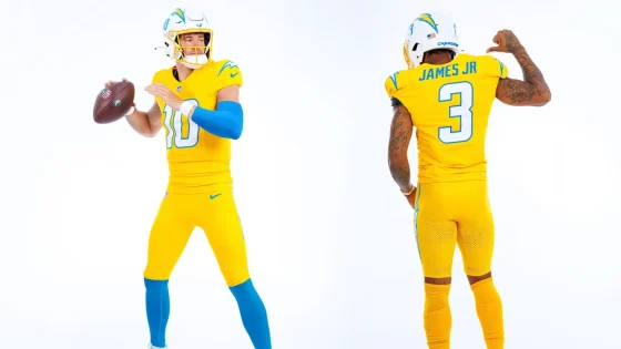 Chargers unveil alternate uniforms for the 2025 season