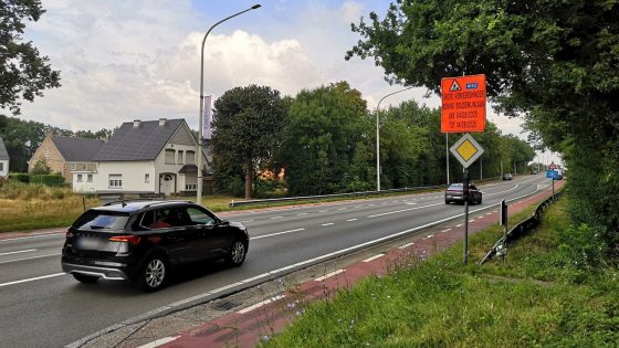 Brug over E313 in Olen onderbroken voor herstellingswerken