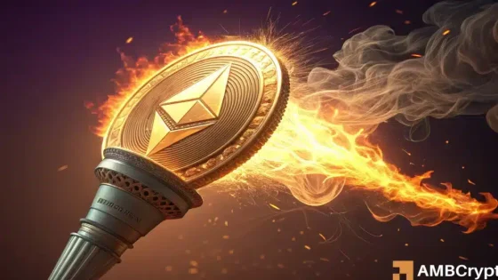 Ethereum turns 10! Celebrates with NFT torch and $75 mln trading volume
