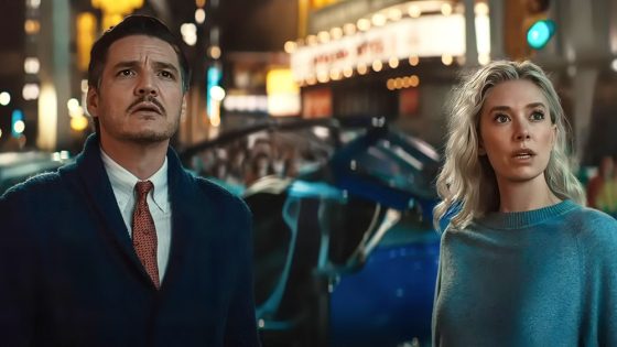 THE FANTASTIC FOUR: FIRST STEPS, (aka THE FANTASTIC FOUR), from left: Pedro Pascal as Reed Richards / Mister Fantastic, Vanessa Kirby as Sue Storm / Invisible Woman, 2025. © Marvel / © Walt Disney Studios Motion Pictures / Courtesy Everett Collection
