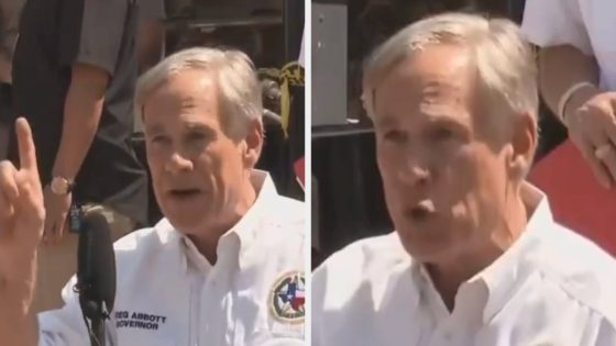 Greg Abbott's Viral Football Analogy About Texas Floods