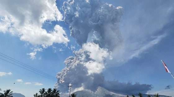 Indonesia's Mount Lewotobi Laki Laki volcano erupts and sends ash miles high