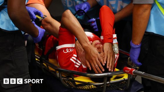 Bayern Munich playmaker Jamal Musiala was taken off on a stretcher after being injured against Paris St-Germain at the Club World Cup 