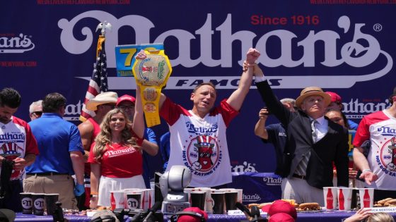 Hot Dogger Joey Chestnut Regains Coney Island Eating Contest Title