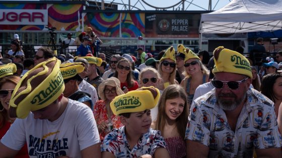 Joey 'Jaws' Chestnut reclaims title in Famous hot dog eating contest, wins 17th Mustard Belt