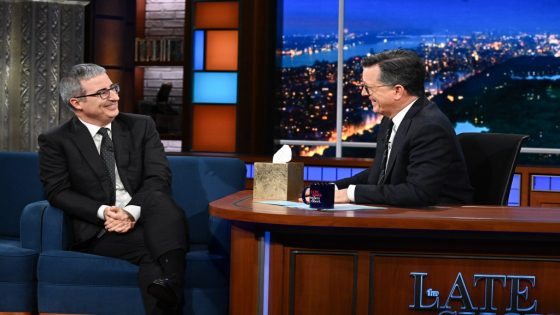 John Oliver Reacts To ‘The Late Show With Stephen Colbert’ Cancelation