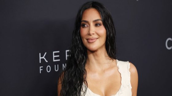Kim Kardashian Sizzles in Sheer Black Lingerie from Mugler Archives