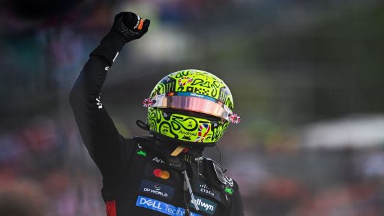 Lando Norris triumphs after Oscar Piastri penalty