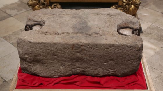 Man charged after kilt-wearing attacker smashes case holding Scotland's Stone of Destiny