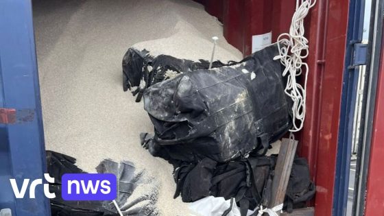 Ruim 1,1 ton cocaïne onderschept in haven van Antwerpen