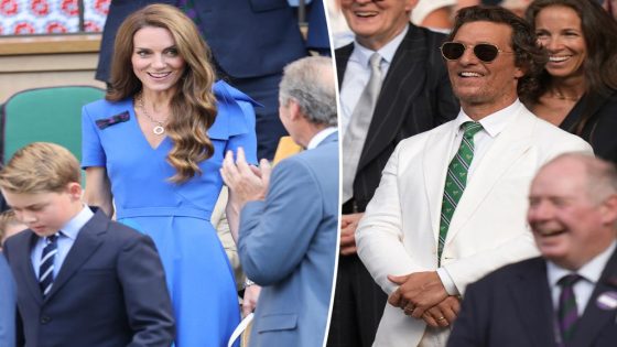 Matthew McConaughey praised for sweet gesture upon Prince William and Kate Middleton's Wimbledon arrival
