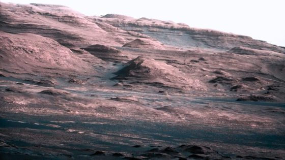 The Base Of Mount Sharp, The Curiosity Rover's Exploration Site.