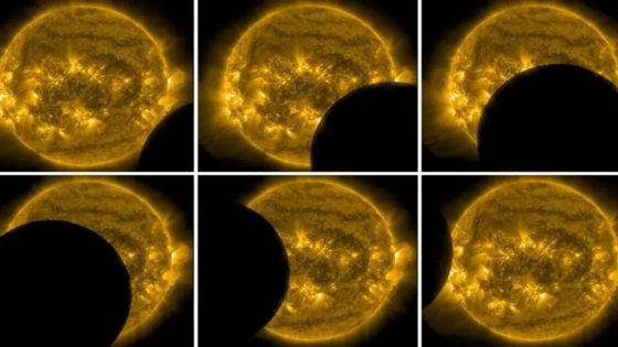 Nasa Captures Stunning Solar Eclipse From Space