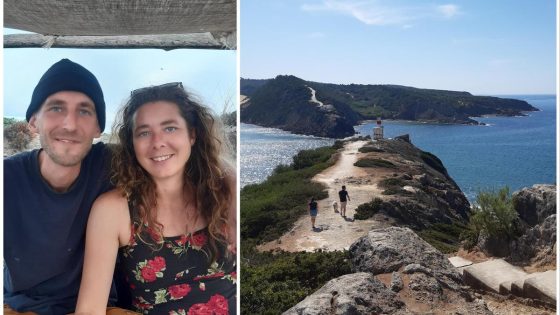Natacha (36) en Jannick (39) lieten alles achter en trokken met hun camper naar Portugal: “De boerderij was een ruïne, maar wij zagen het potentieel”