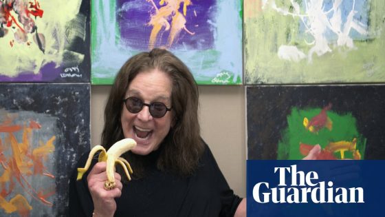 Ozzy Osbourne collaborates with chimpanzees on abstract expressionist paintings | Ozzy Osbourne