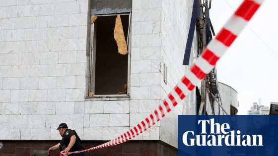 Russia strikes on Kyiv kill one and cause fires across Ukraine’s capital | Ukraine