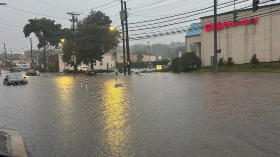 Flooding, torrential downpours slam I-95 corridor through Monday evening,