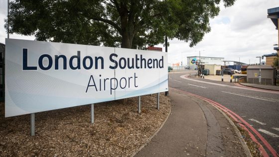 Small plane crashes at London Southend Airport