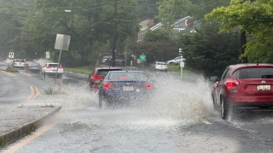 Water over D.C. roadway