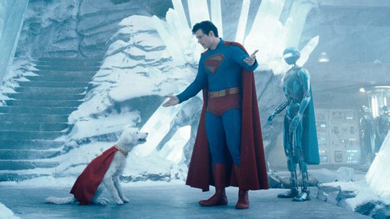 David Corenswet as Superman in Warner Bros. Pictures’ Superman