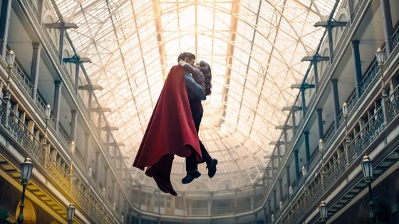 Superman, from left: David Corenswet as Superman, Rachel Brosnahan as Lois Lane, 2025.
