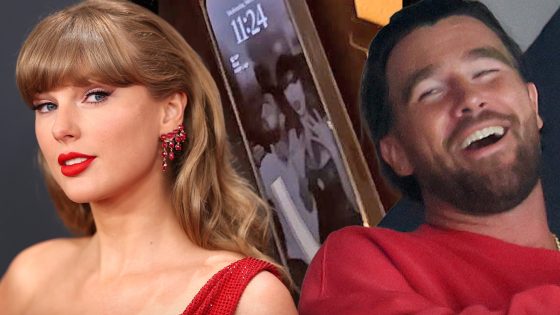 Taylor Swift Isn't Wearing Engagement Ring on Travis Kelce's Lock Screen