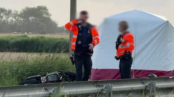 Jonge motorrijder (20) komt om het leven tijdens zwaar verkeersongeval in Houtave: “Deskundige onderzoekt omstandigheden”