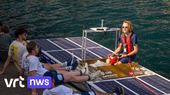 UAntwerpen Solar Boat Team wint prestigieuze prijs met zelfgemaakte AI-zonneboot