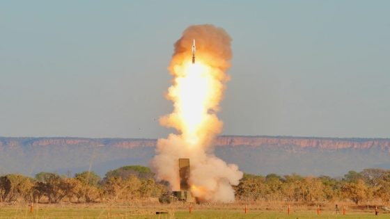 U.S. Army sinks target at sea using Typhon during Talisman Sabre 25