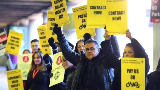 United Airlines flight attendants vote down contract