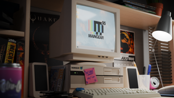 Maingear’s Retro95 combines ’90s-era PC design with modern specs
