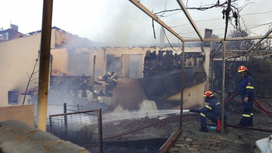Wildfire burns through suburb of Greece's capital Athens and residents told to evacuate