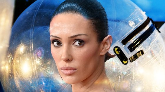 Bianca Censori Wears Leotard and Stilettos Inside Zorb