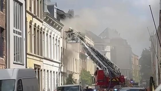 Brandweer opgeroepen voor brand in rijwoning in centrum van Gent