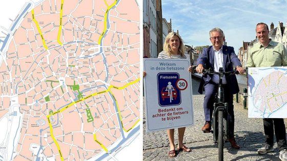 In Brugge centrum mag je binnenkort zo goed als nergens nog fietsers inhalen: “Het zal wennen worden”