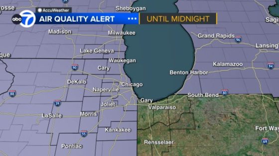 Chicago Air Quality today: Smoke from wildfires in Canada causing unhealthy levels on Air Quality Index in Illinois