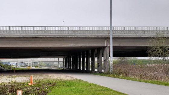 Met de fiets naar het voetbal? De komende weken moet je flink omrijden als je via het jaagpad komt