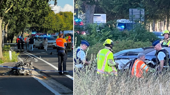 Dodelijk ongeval in Ninove: auto wijkt plots af van rijstrook en knalt tegen boom
