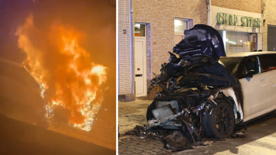 Gezin van Diana (28) ziet hoe hun wagen in brand wordt gestoken: “Had al een vluchtroute bedacht via het balkon naar de buren”